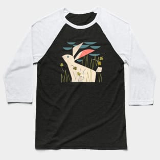 Rabbit and Clover Baseball T-Shirt